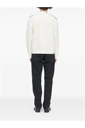 Felpa leggera in cotone nero e bianco MM6 MAISON MARGIELA | SH2GU0023M25024101